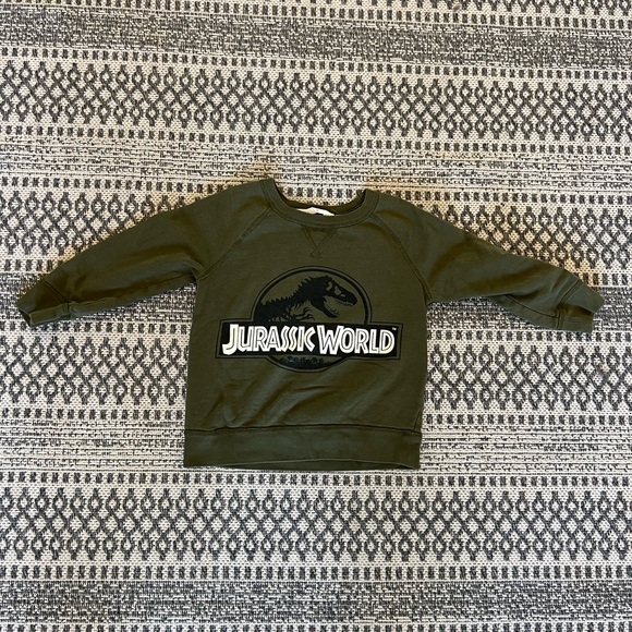 Green Sweatshirt & Gray Crewneck - Picture 2 of 4